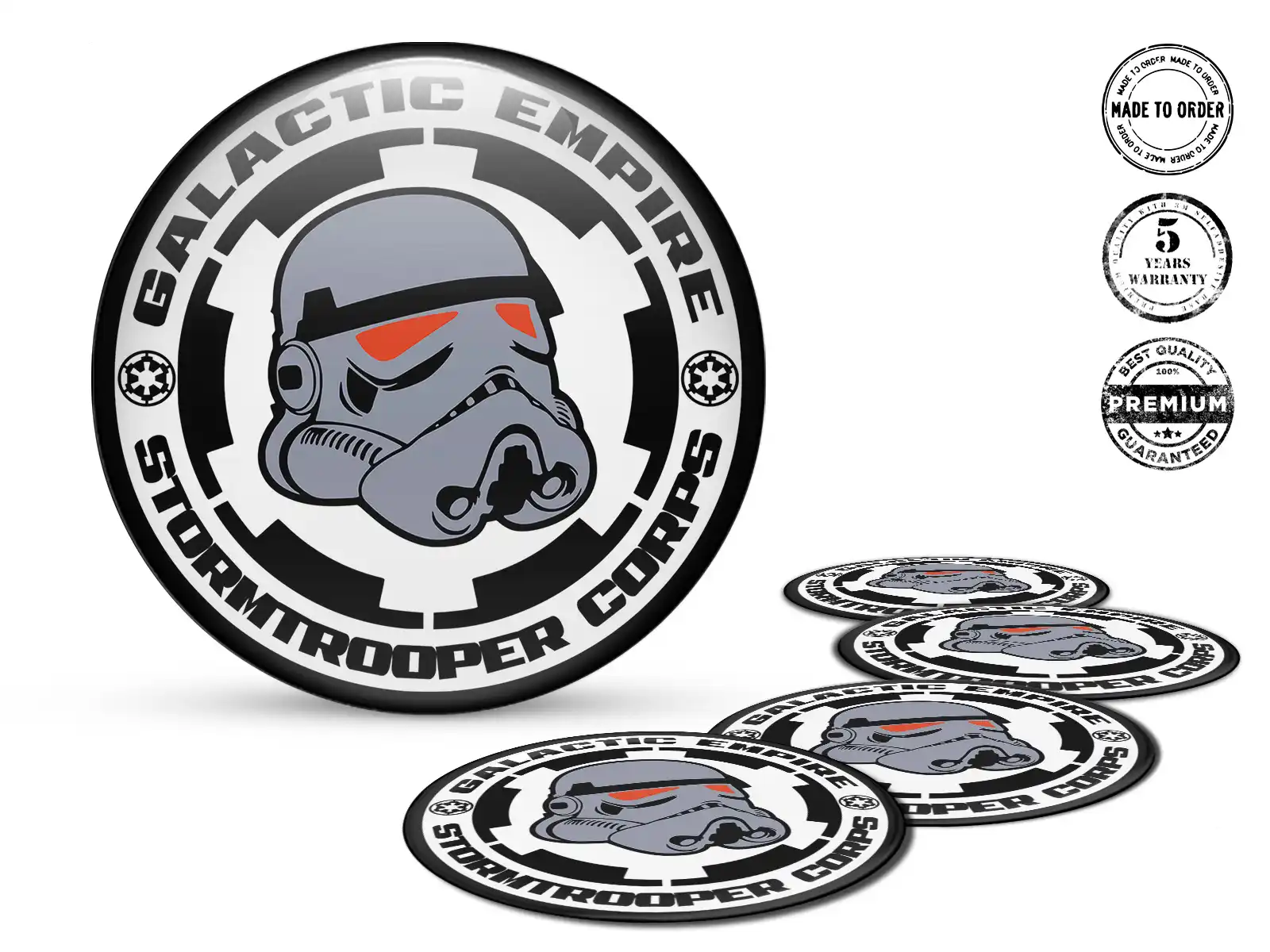 Epoxy Dome Stickers High Quality Quantum Center